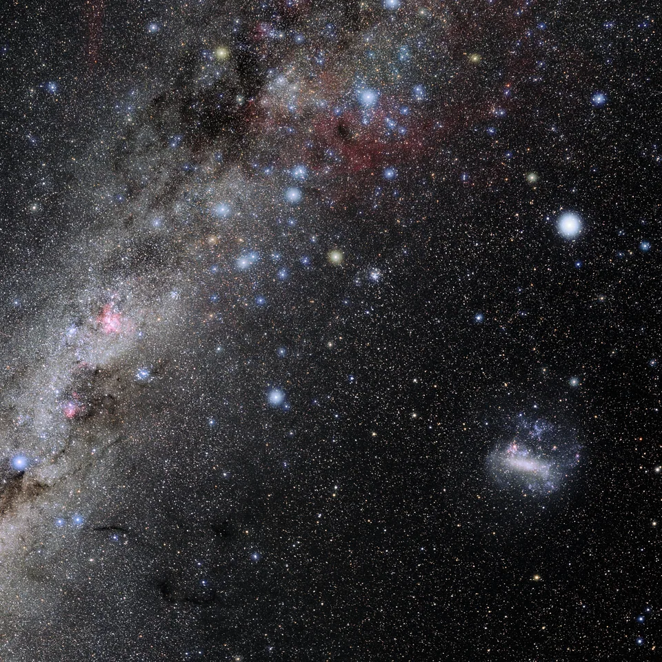 Киль. Настоящее звёздное небо.
